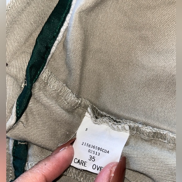 Lauren Ralph Lauren Khaki Chino Shorts Sz 35 100% Cotton Classic - Picture 5 of 7